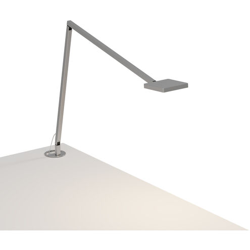 Focaccia 18.25 inch 7.00 watt Silver Desk Lamp Portable Light, Grommet Mount